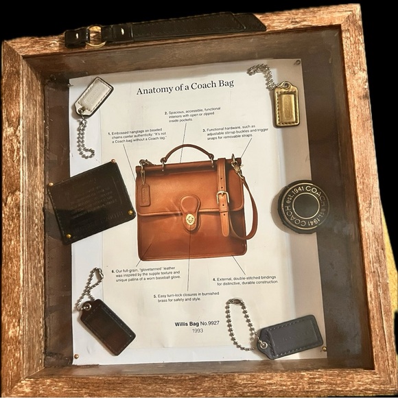 Handmade Other - Shadow Box Art with 4 hangtags, an original creed, 1941 hardware and pull strap